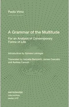 A Grammar of the Multitude: For an Analysis of Contemporary Forms of Life