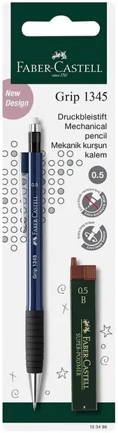 Creion automat Faber-Castell Grip - 0,5 mm, cu set graffiti, sortiment