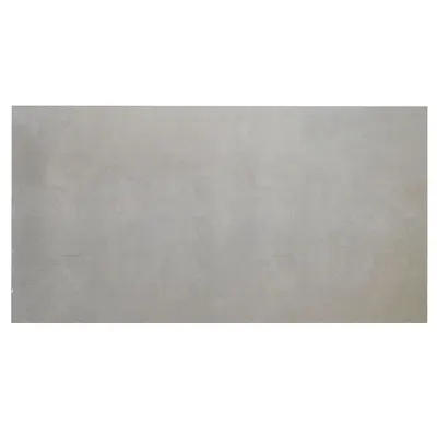 Gresie exterior / interior antiderapanta Solid Grey 60 x 120 cm mata portelanata rectificata aspect ciment