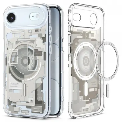 Husa MagSafe pentru Apple iPhone 17 Air, Spigen, Ultra Hybrid Zero One, Bej ACS10319