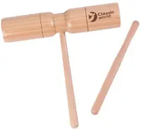 Instrument muzical Classic World - Tonblock cu mâner