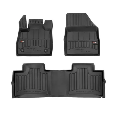 Set covorase cauciuc 3 piese proLine 3D, negru, potrivit RENAULT ESPACE V 02.15