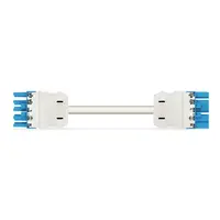 pre-assembled interconnecting cable; Eca; Socket/plug; 5-pole; Cod. I; H05Z1Z1-F 5G 2.5 mm²; 2 m; 2,50 mm²; blue