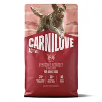 Carnilove Active Dog Dry Venison & Reindeer & Wild Boar Adult All Breeds 4 kg