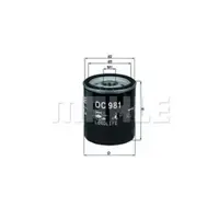 Filtru ulei MAHLE ORIGINAL OC 981