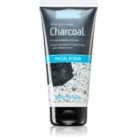 Beauty Formulas Charcoal exfoliant facial cu cărbune activ 150 ml