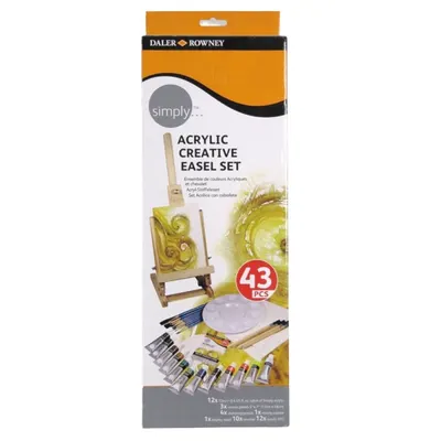 2 Seturi Acrilic cu Sevalet Simply Daler Rowney