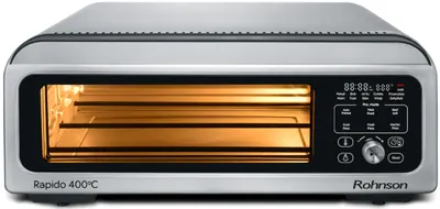 Cuptor pentru pizza Rohnson - R-2880 Rapido, 2000W, argintiu