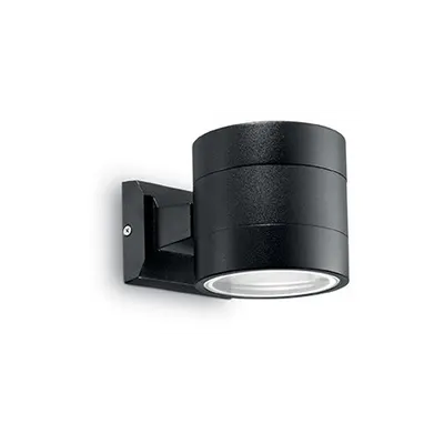 Aplica de exterior Snif rotunda, 1 bec, dulie G9, L:110 mm, H:110 mm, Negru