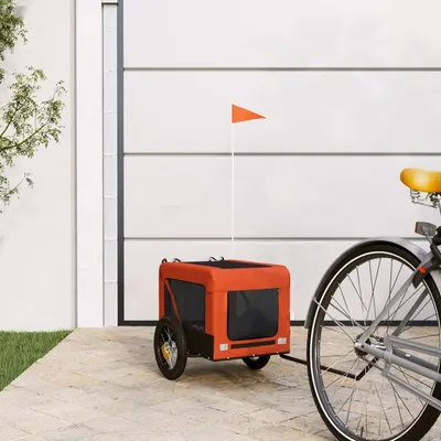 Gossi remorca bicicleta animale companie portocaliu/negru oxford/fier