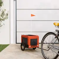 Gossi remorca bicicleta animale companie portocaliu/negru oxford/fier