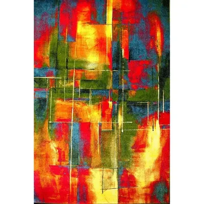 Covor Dreptunghiular, Kolibri Abstract, 200 x 300 cm, Multicolor, Model 11023/192