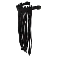 Premiere Vliegenfrontriem Plastic Gesp Zwart -