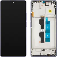 Display cu Touchscreen Xiaomi Redmi Note 13 Pro 4G, cu Rama, Mov (Lavender Purple), Service Pack 56000200N600