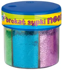 Sclipici decorativ Astra - Culori neon, 6 х 50 g