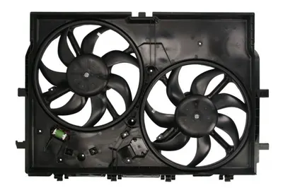 Ventilator radiator (cu carcasa, dublu) potrivit FIAT DUCATO 2.0D-3.0D 07.06