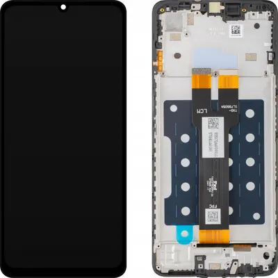 Display cu Touchscreen Samsung Galaxy A07, cu Rama, Negru, Service Pack GH81-28713A