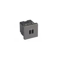 2 USB Type-C charging priza Arteor 3 A / 15 W 230 V - 5 V= - 2 module - magnesium