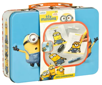 Set creatie Totum Minions - Creeaza singur, Stickere cu minioni