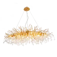 Louis Candelabru 13xg9 Aurie/cristale