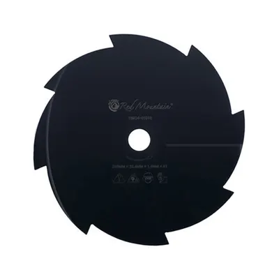 Disc Motocoasa, Grosime Lama 1.4 mm, Diametru Gaura Centrala 25.4 mm, Diametru Exterior 255 mm, 8 Dinti, Red Mountain