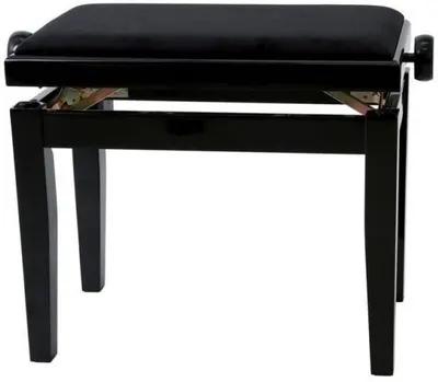 Scaun pentru pian Gewa - Black Gloss 130010, negru