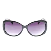 Ochelari de soare oversize cu brate tortoise si lentile degrade mov