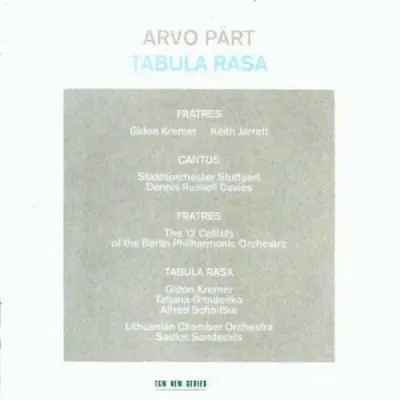 Arvo Part - Tabula rasa