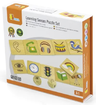 Puzzle educațional Viga - Un joc cu simțuri