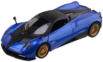 Mașină metalică Metal Speed Zone - Pagani Huayra Roadster, 1:32, albastru