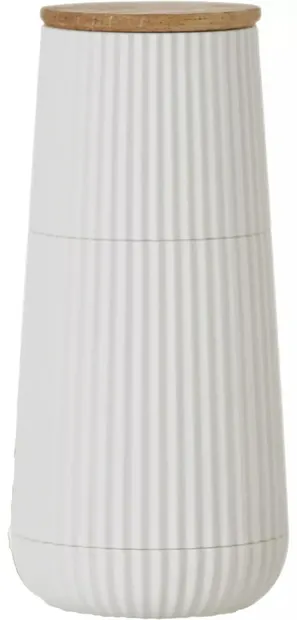 Râșniță pentru sare și piper AdHoc - Scape, 12 cm, alb
