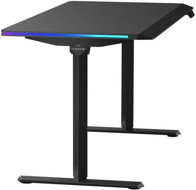 Birou gaming Ultradesk - Quest Black, negru