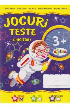 Jocuri. Teste. Ghicitori 3 Ani+
