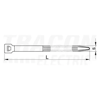 Banda velcro pentru organizare cabluri TKR200 d=59mm (s=12,5mm, l=200mm)