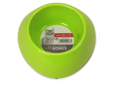 Castron melamina, pentru pisici, M-PETS, 200 ml