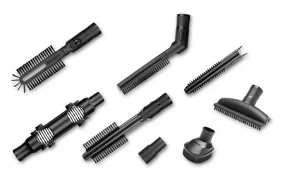Set de accesorii Karcher - VC, 8 buc, negru