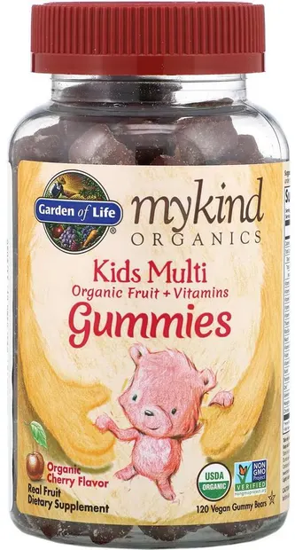 Garden of Life Mykind Organics Kids Multi, 120 tablete masticabile
