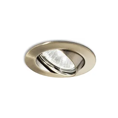 Spot incastrat Swing, D:82 mm, 50W, dulie GU10, Rotund, Brun