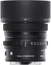 Obiectiv Sigma - 35mm, F2 DG DN, de Sony E-mount