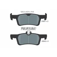 Set placute frana, frana disc TEXTAR 2584104