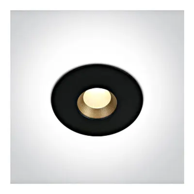 Leno LED 8W 600lm 3000K 36° 220-240V IP54 negru