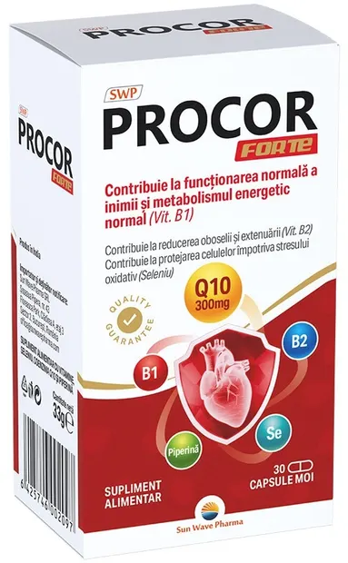 Procor Forte, 30 capsule , Sun Wave Pharma