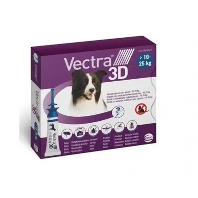 VECTRA 3D 10-25 kg/ 3 pipete
