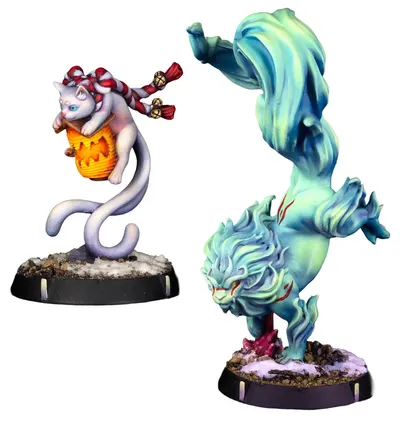 Extensie de joc de societate Eldfall Chronicles: Northern Wind - Nekomata & Komainu