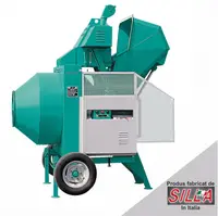 Betoniera semi-automata Imer BIR 330 / ID motor electric 3 kW, capacitate cuva brut 330 l