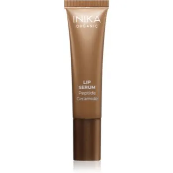 INIKA Organic Lip Serum Peptide + Ceramide ser pentru buze, cu efect de netezire cu ceramide