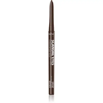 Rimmel Scandal'Eyes dermatograf automat culoare 002 Chocolate Brown 0.35 g