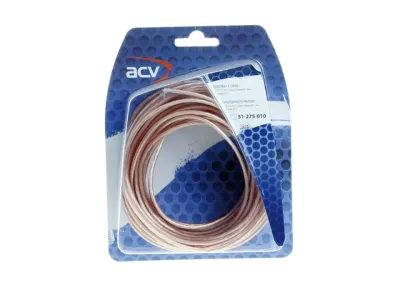 Cablu boxe ACV 51-275-010 Blister 10m, 2 × 0.75mm²