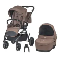 Carucior modular 2 in 1, Coccolle Serry, Light Taupe