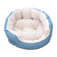 Culcus Pentru Caini Si Pisici Jeans/plush Bleu-bej 48 X 42 X 17 Cm/ 9258-2002E